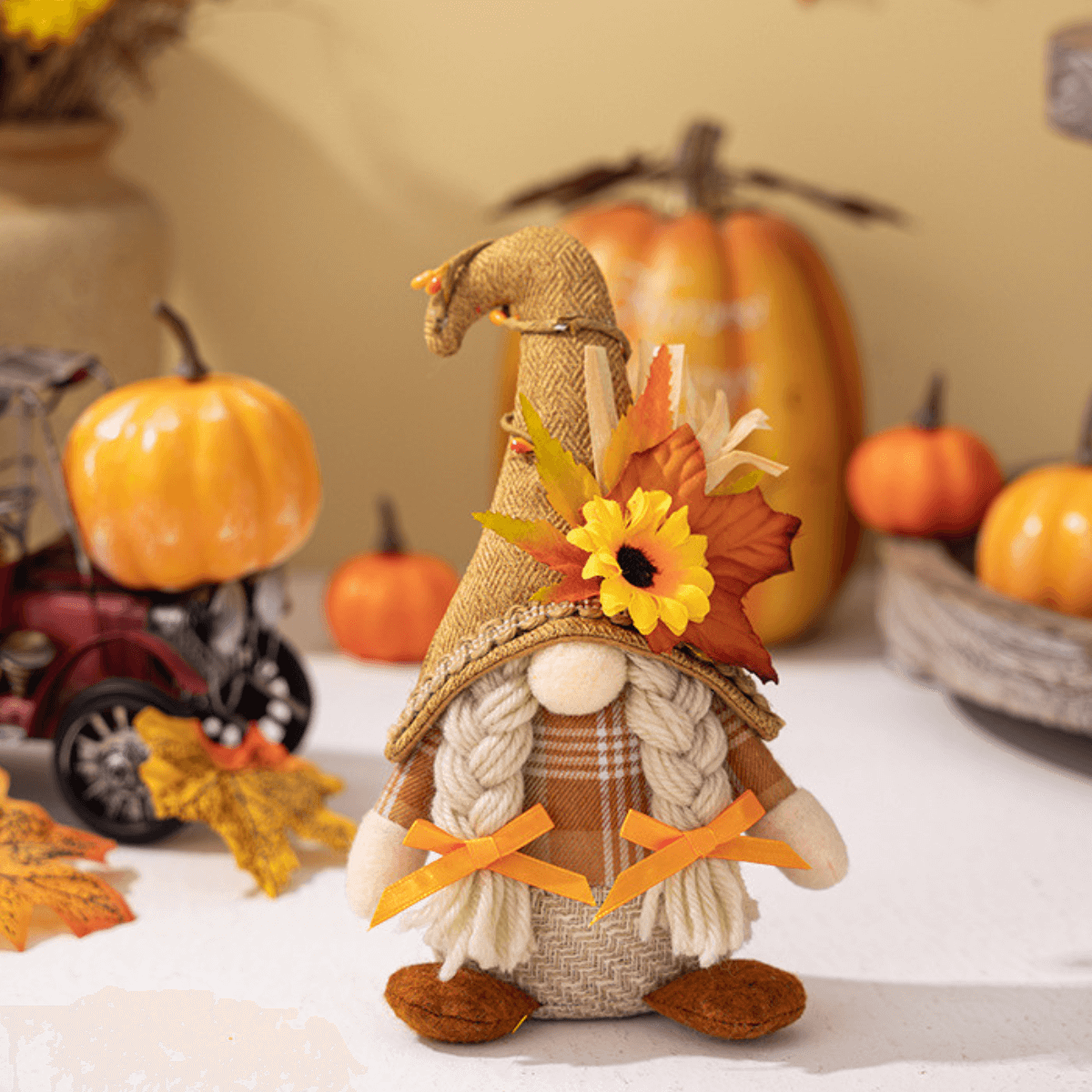 Handmade Fall Gnome