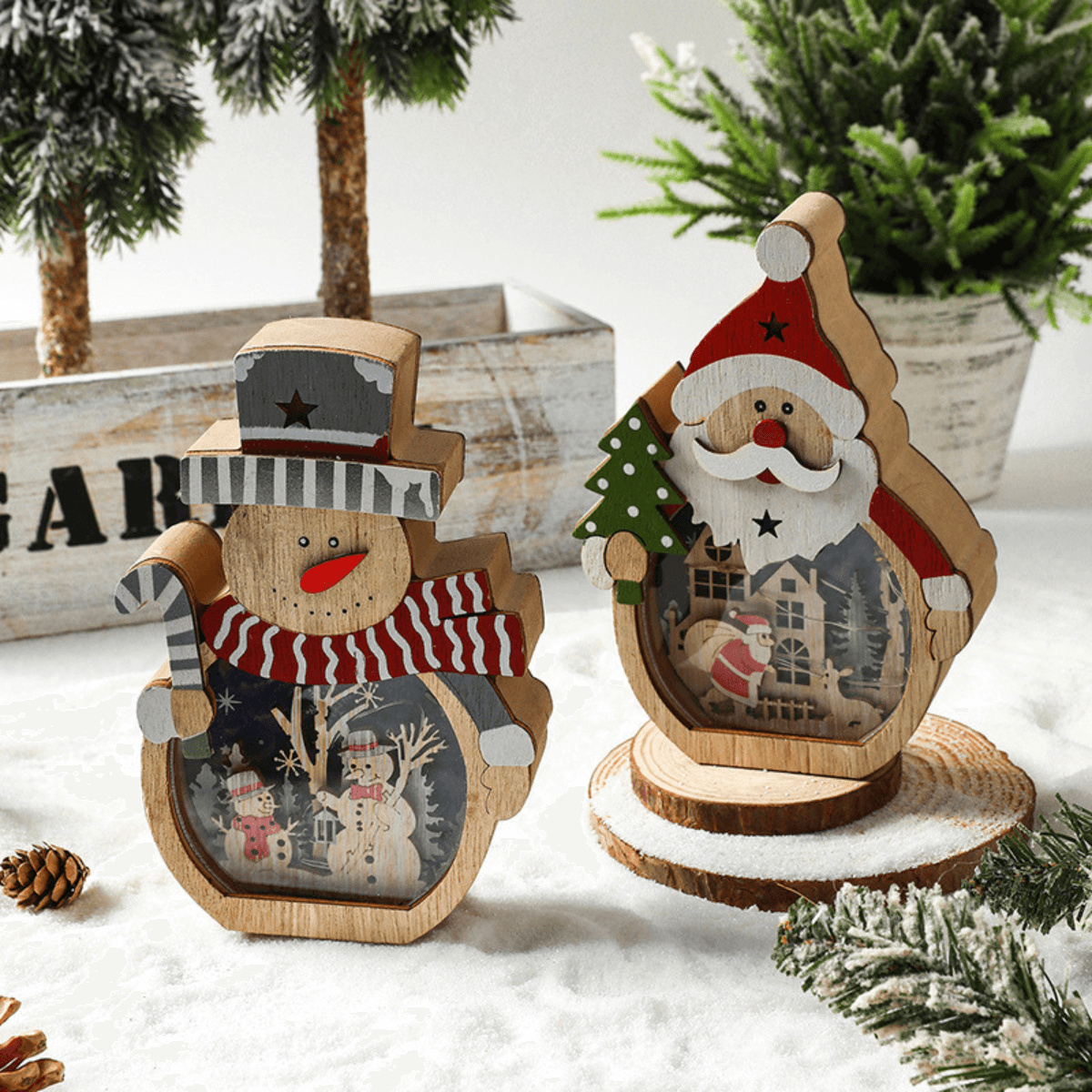 Handmade Wooden Ornaments