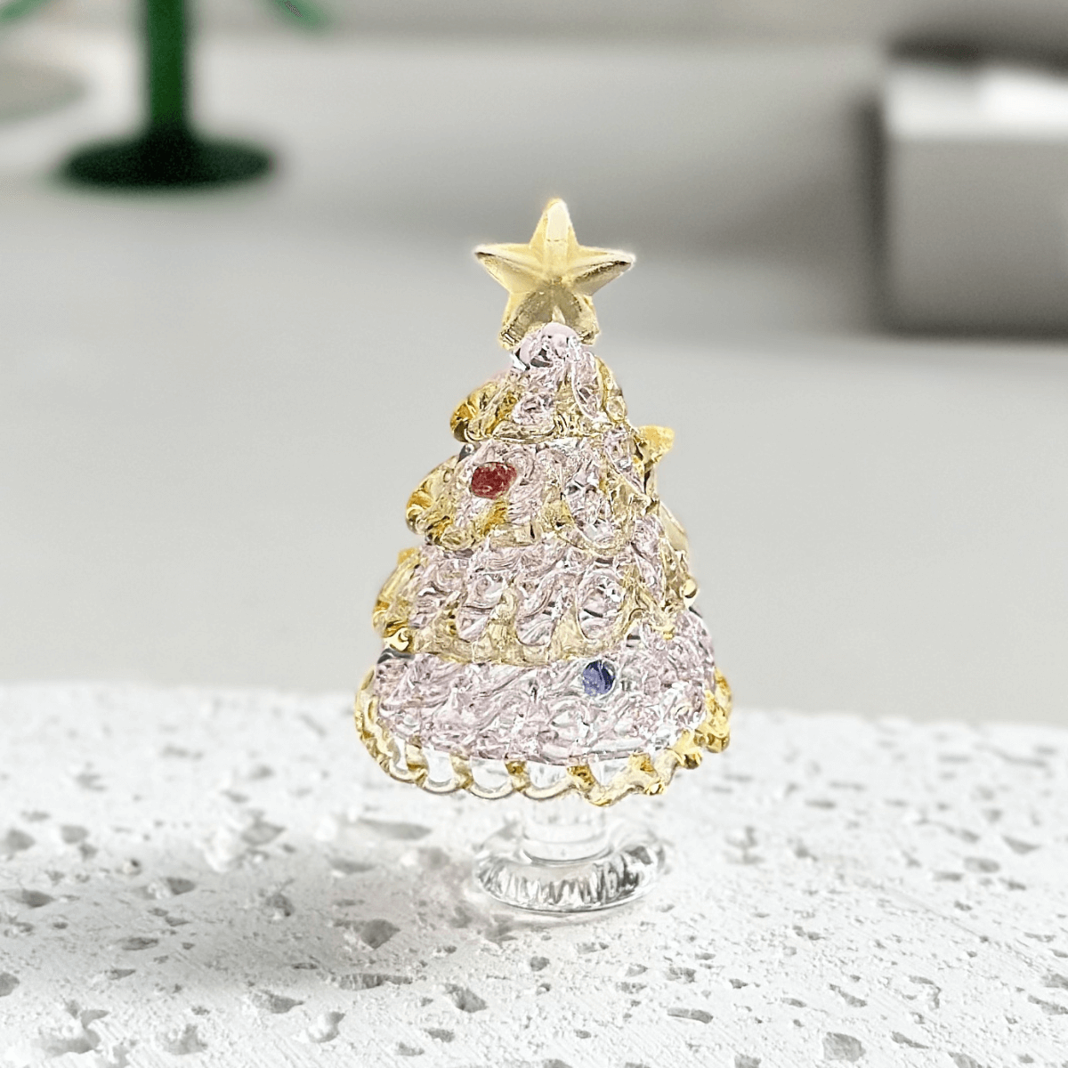 antique glass christmas trees