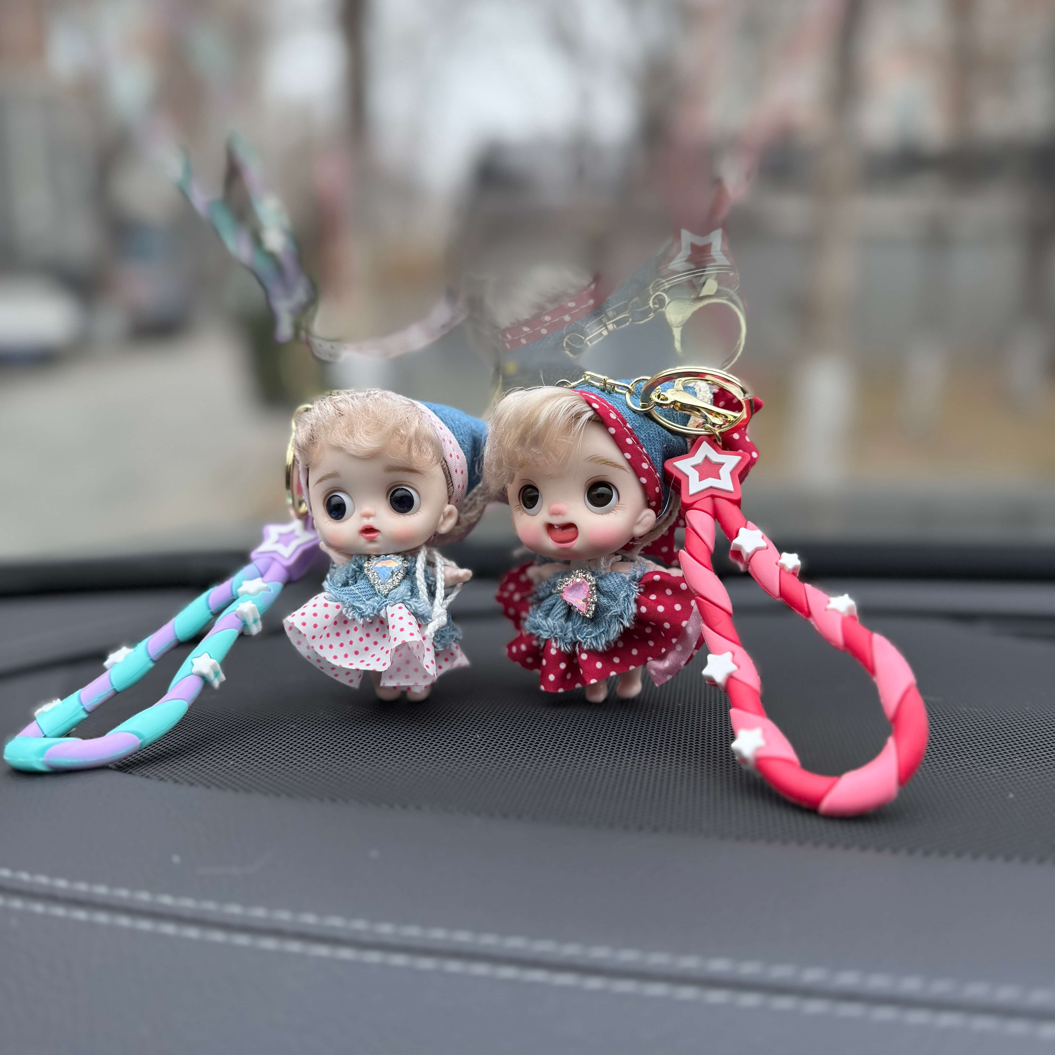 cute doll keychain