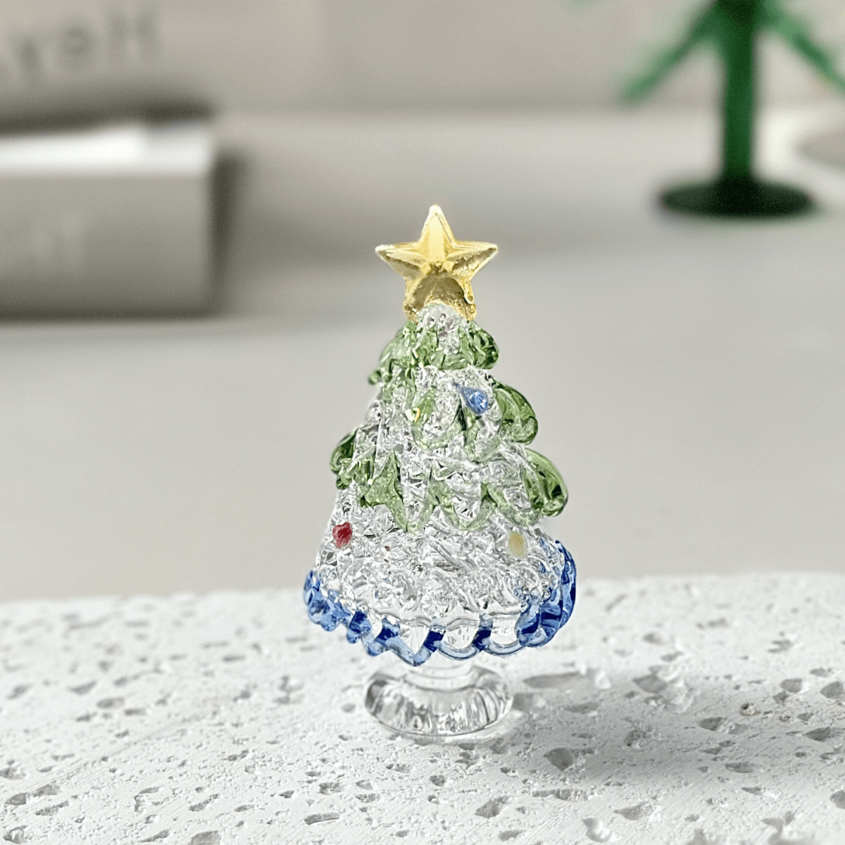 glass tree christmas