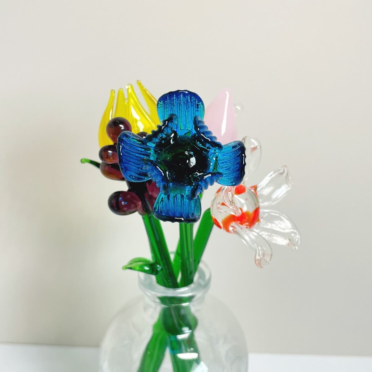 handmade glass flowers
