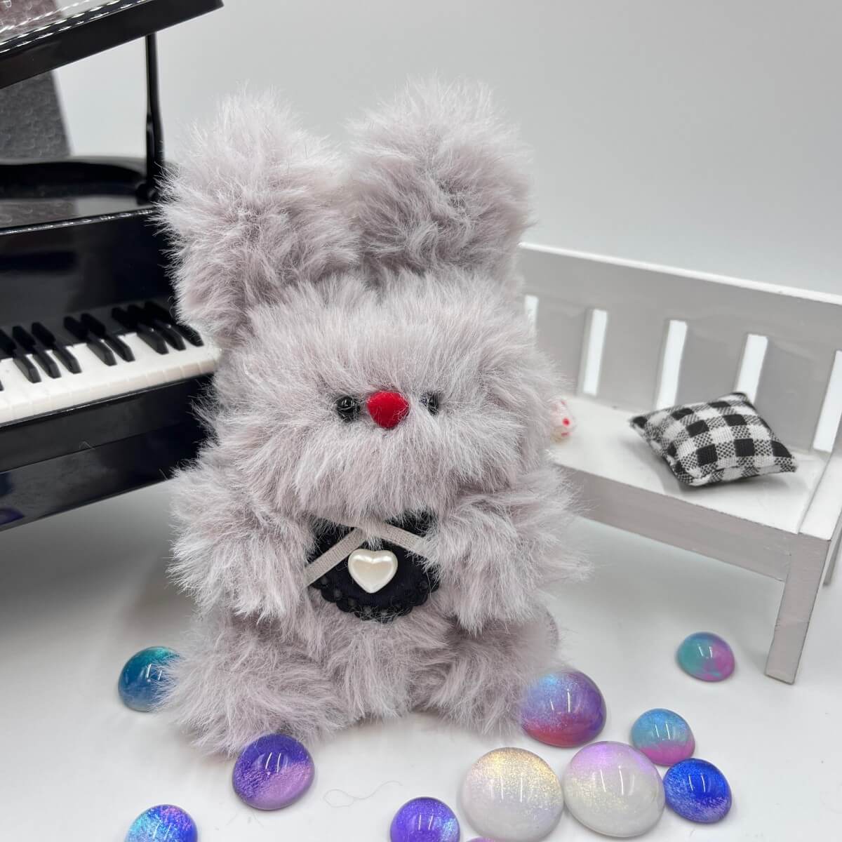 handmade plush rabbit doll
