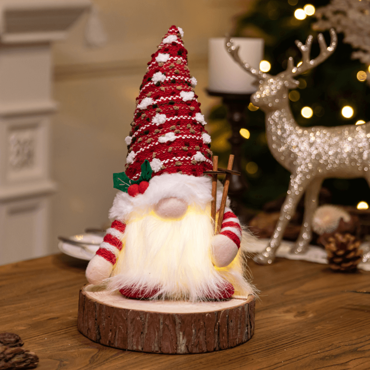 light up christmas gnome