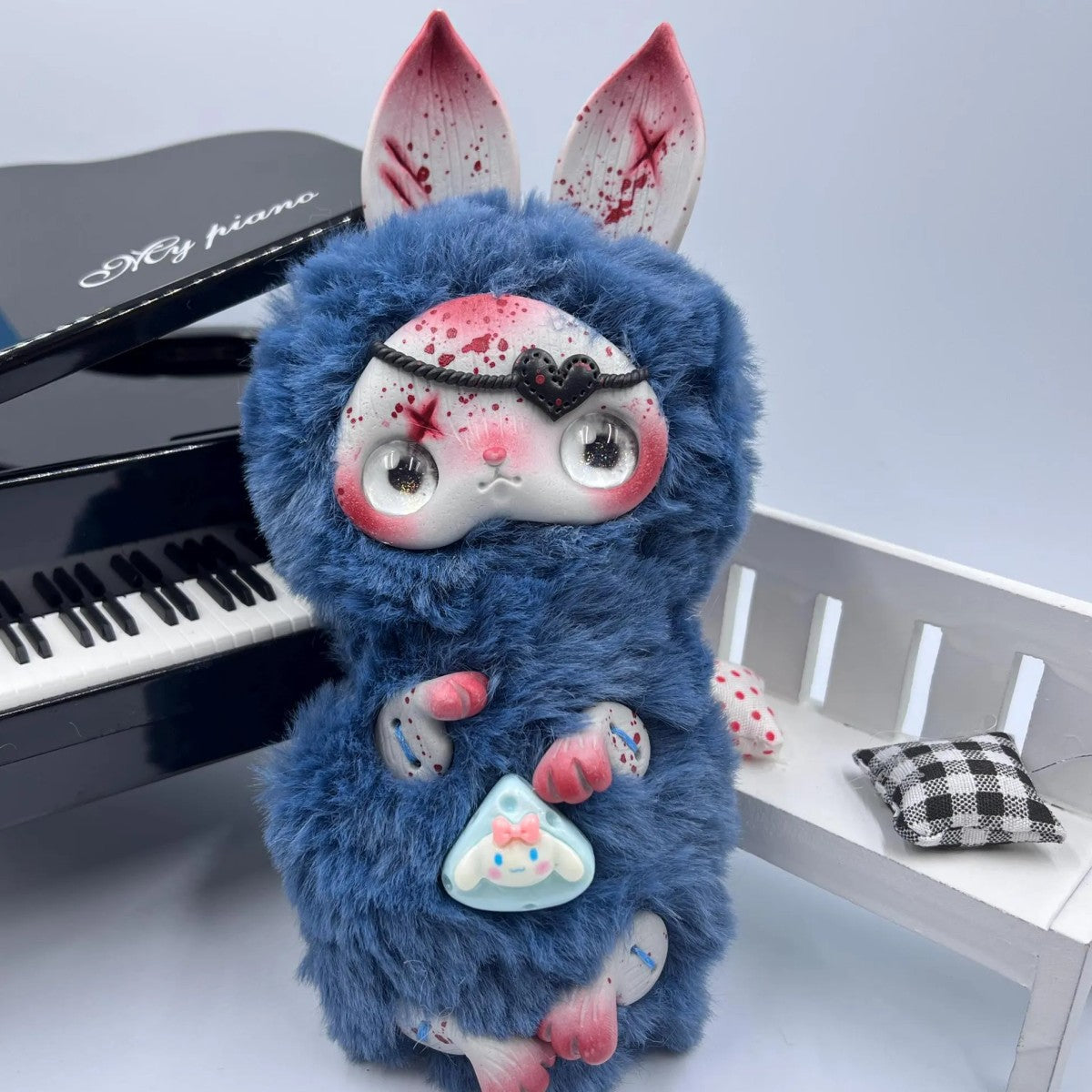 ooak rabbit art doll