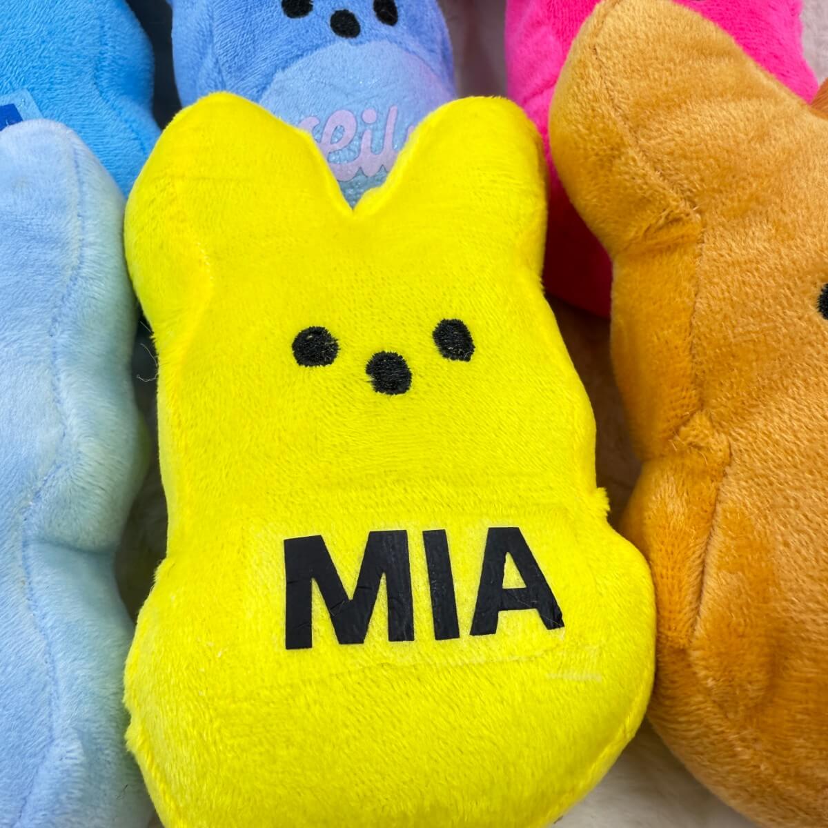 peeps bunny plush