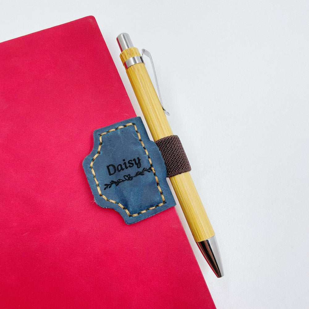 magnetic leather bookmark