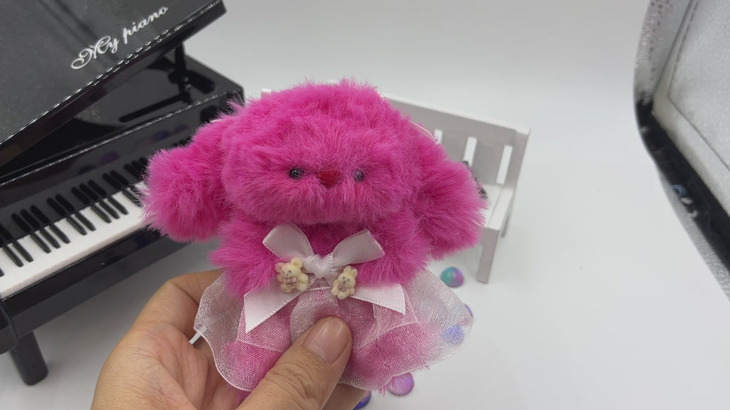 pink plush doll