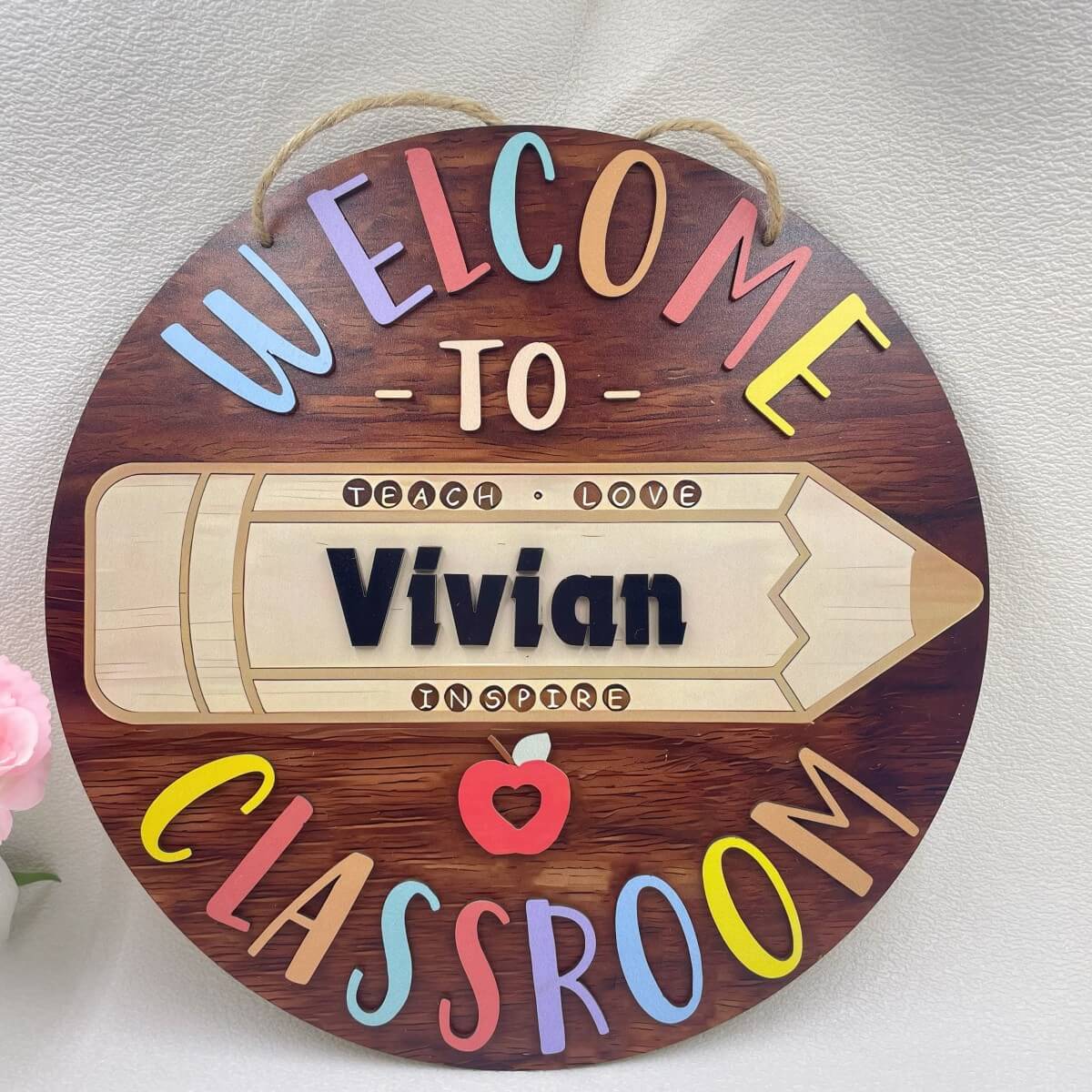 teacher signs for door