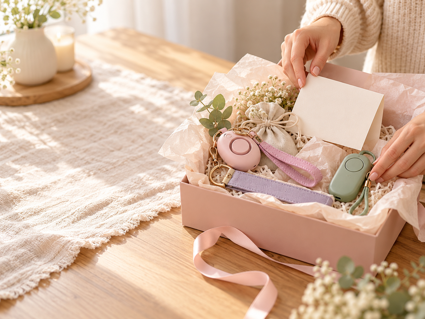 A thoughtful safety gift set